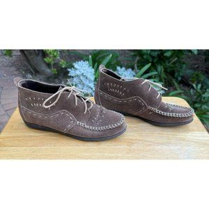 Minnetonka Moccasins Ankle Boots Women's Size 6 Brown‎